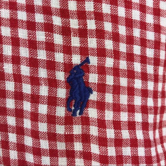 Ralph Lauren Other - Ralph Lauren 100% Linen Classic Fit Gingham shirt